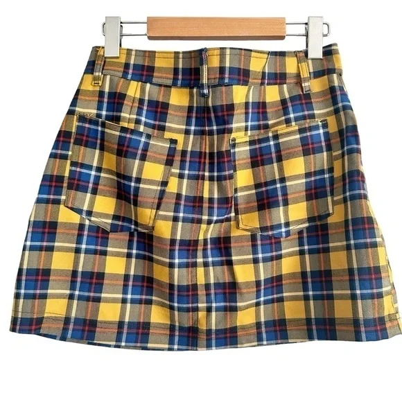 Forever 21 Plaid Mini Skirt Size M - Picture 2 of 7
